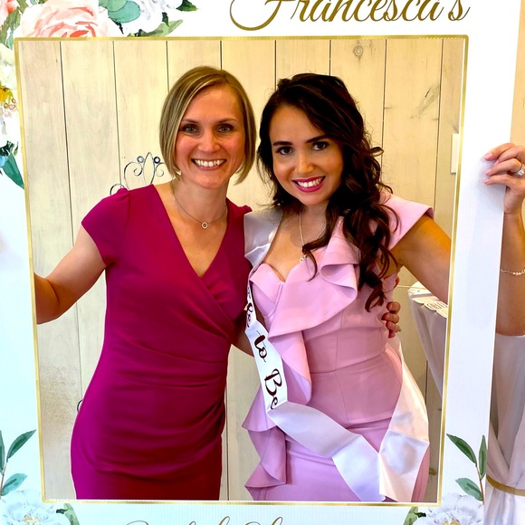 Pink cocktail dress - Picture 1 of 5